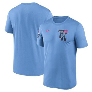 NWT Nike 2024 MLB All-Star Game 2-Hit Legend Performance T-Shirt - Light Blue XL